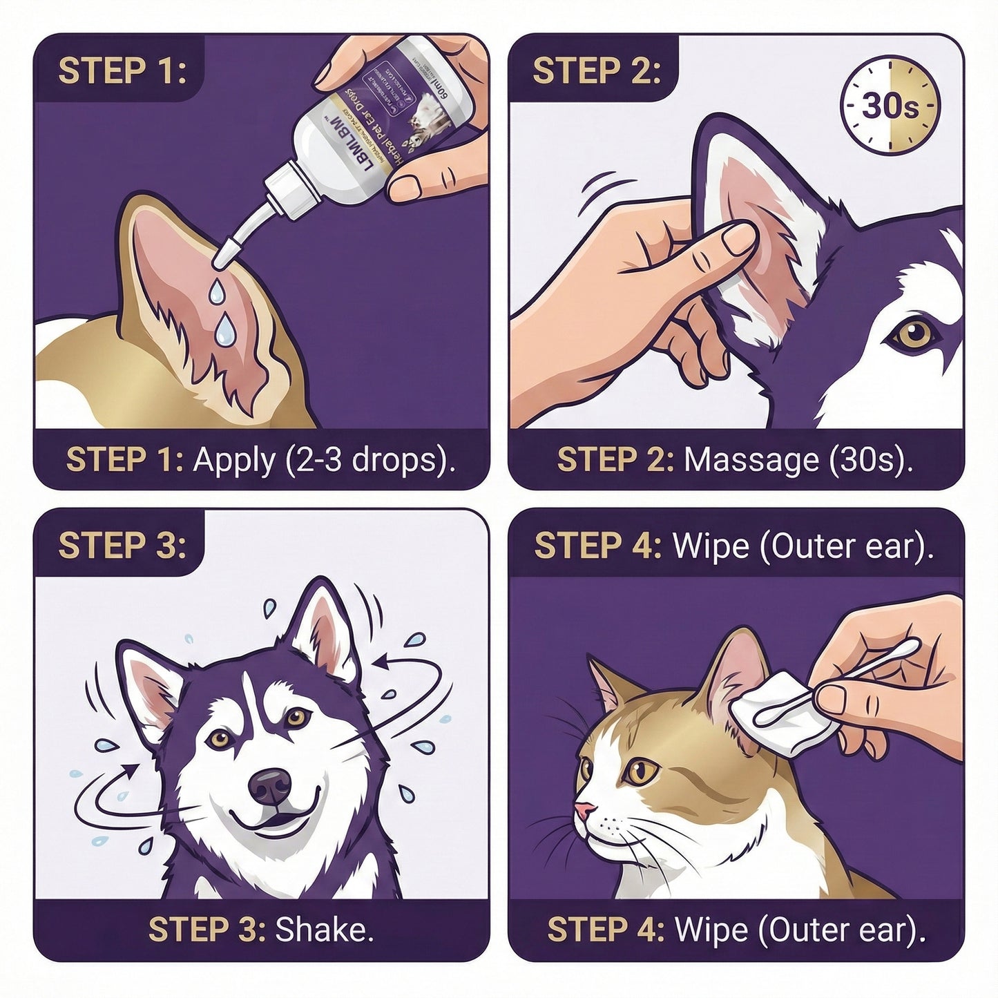 LBMLBM™ Herbal Pet Ear Drops🌿