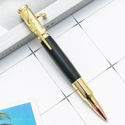 🖊 Bolt Action Wooden Bullet Pen | Crafted From Real Wood & Bullet Casing(📦Buy 2 Free Shipping)