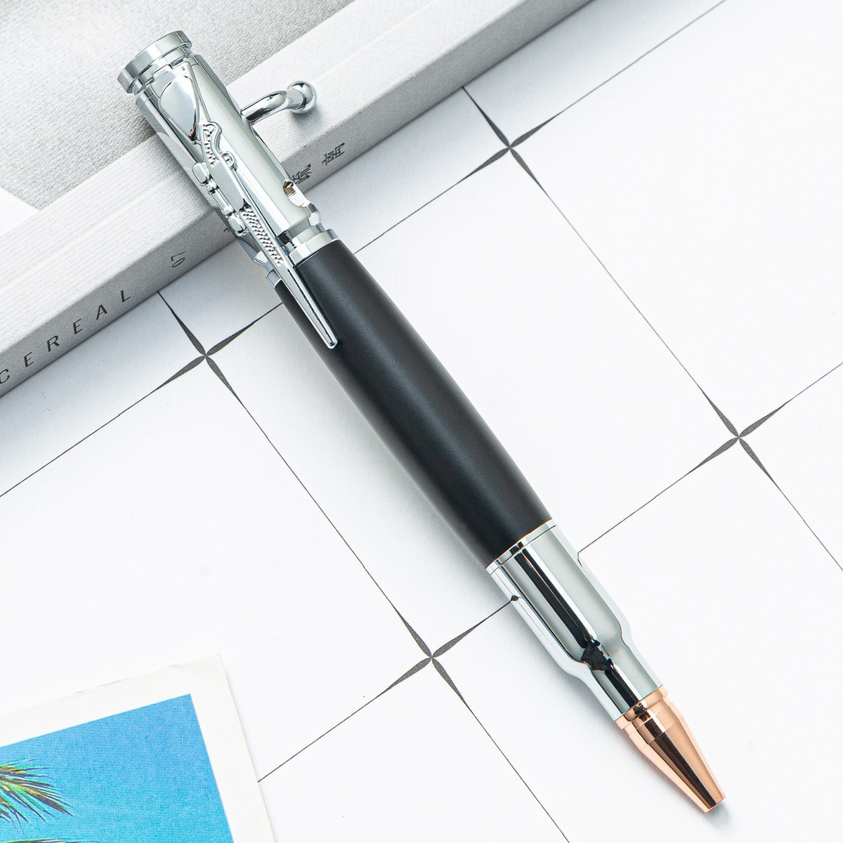 🖊 Bolt Action Wooden Bullet Pen | Crafted From Real Wood & Bullet Casing(📦Buy 2 Free Shipping)