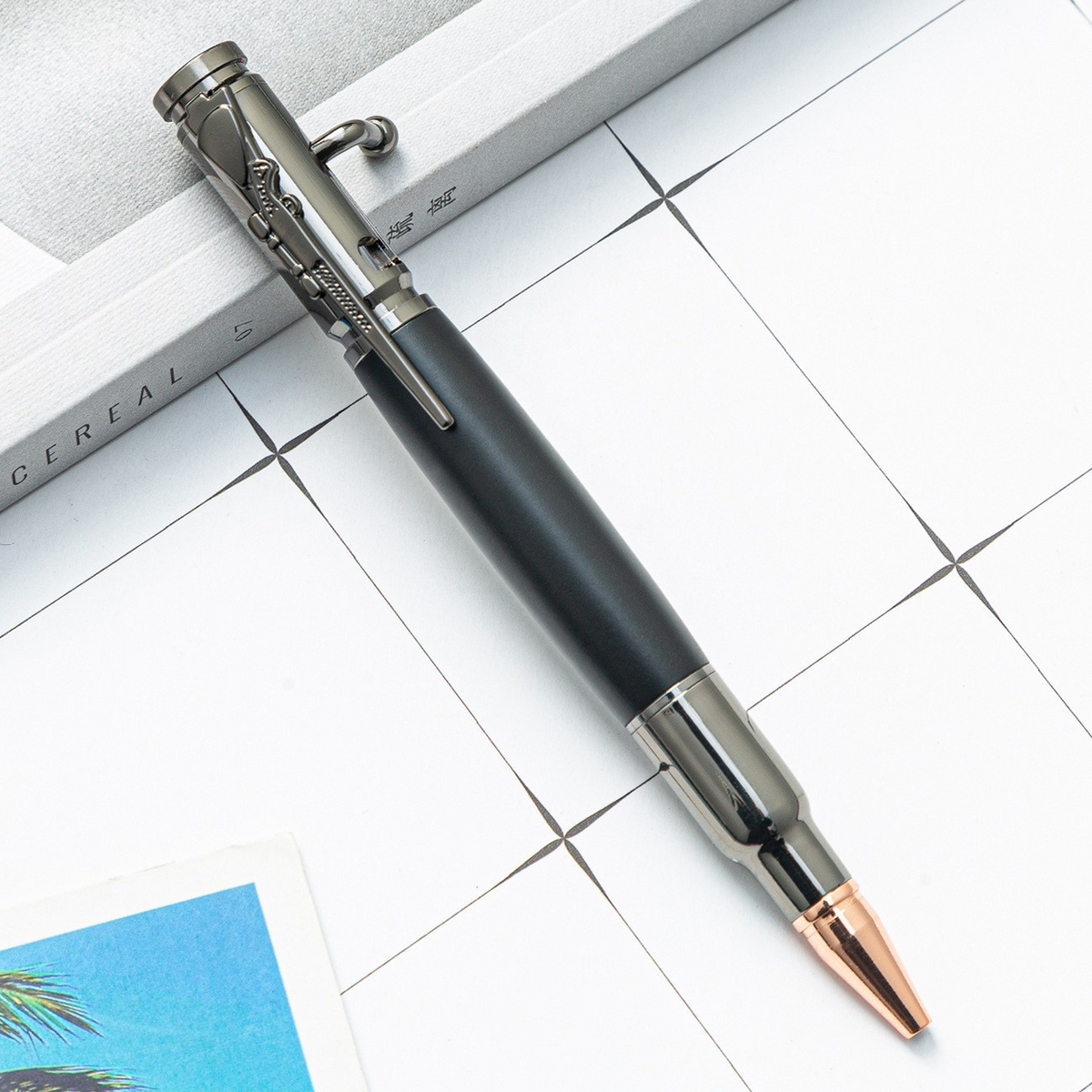 🖊 Bolt Action Wooden Bullet Pen | Crafted From Real Wood & Bullet Casing(📦Buy 2 Free Shipping)