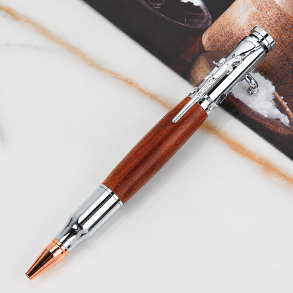 🖊 Bolt Action Wooden Bullet Pen | Crafted From Real Wood & Bullet Casing(📦Buy 2 Free Shipping)