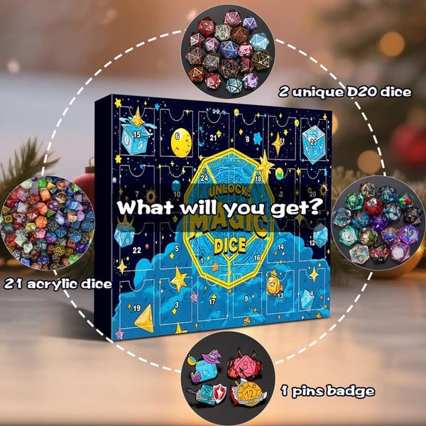 🎄2025 Christmas Dice Advent Calendar