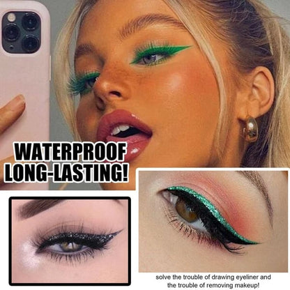 Buy 1 Get 1 Free(2 pcs)🔥2026 New Reusable Eyeliner And Eyelash Stickers