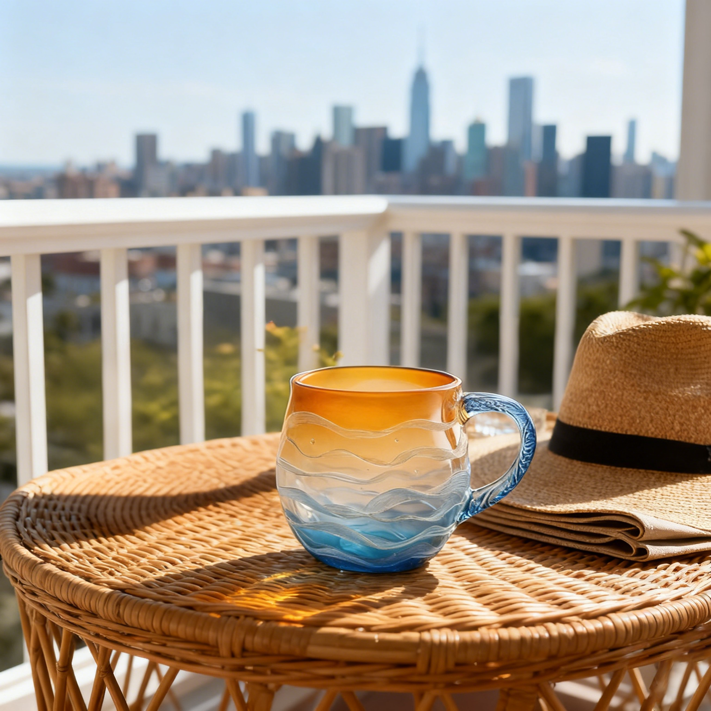 🌅Sea Glass Sunset Mug
