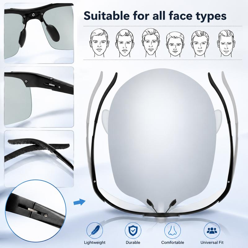 🔥LAST DAY SALE ONLY Ultra-Thin Lightweight Lenses for Cycling, Driving & Fishing ☀️ Glare-Free Outdoor Eyewear🕶️