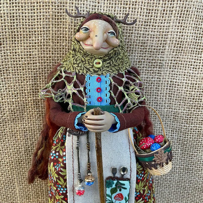 🔥 Handmade Kitchen Witch Doll🎁