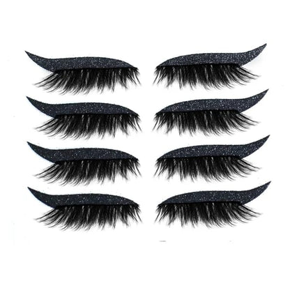 Buy 1 Get 1 Free(2 pcs)🔥2026 New Reusable Eyeliner And Eyelash Stickers