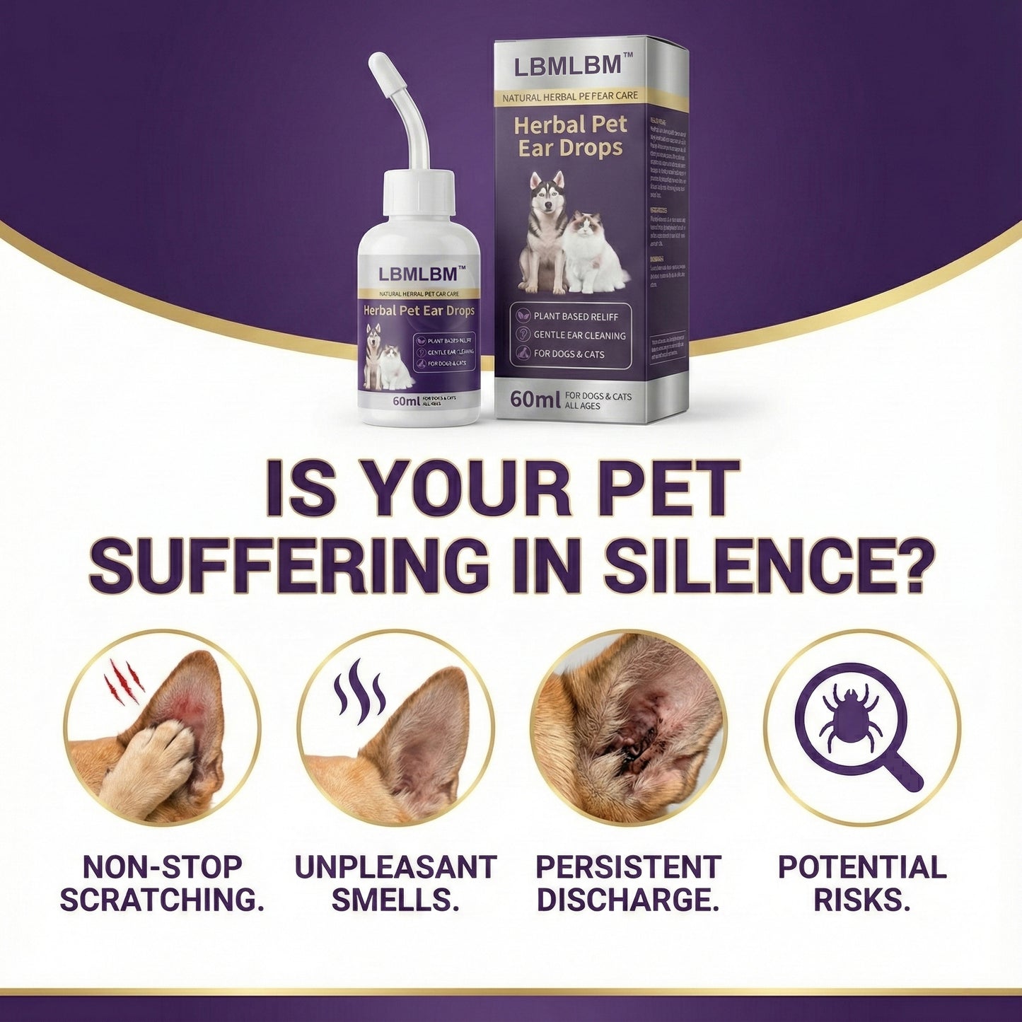 LBMLBM™ Herbal Pet Ear Drops🌿