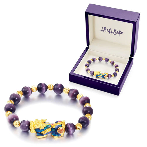 💴💴💴LBMLBM® FengShui Pi Xiu Amethyst Bracelet