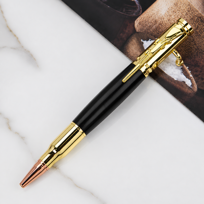 🖊 Bolt Action Wooden Bullet Pen | Crafted From Real Wood & Bullet Casing(📦Buy 2 Free Shipping)