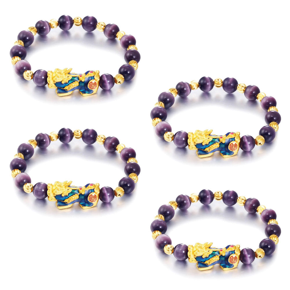 💴💴💴LBMLBM® FengShui Pi Xiu Amethyst Bracelet