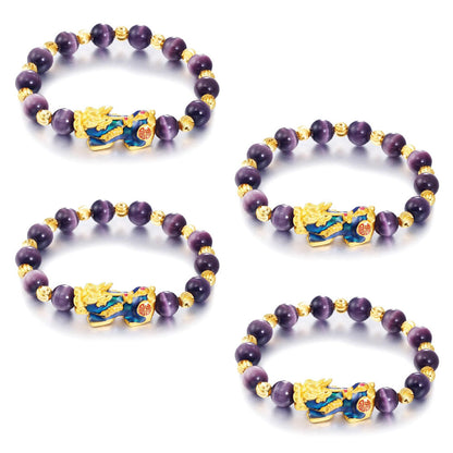 💴💴💴LBMLBM® FengShui Pi Xiu Amethyst Bracelet