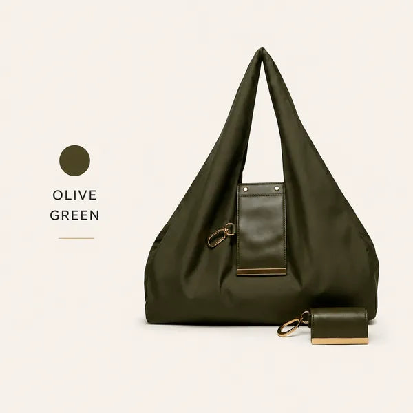 👜Foldable Bag Charm & Reusable Tote