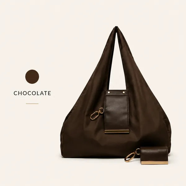 👜Foldable Bag Charm & Reusable Tote