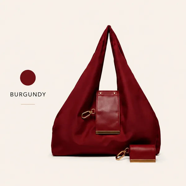 👜Foldable Bag Charm & Reusable Tote