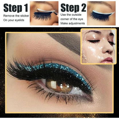 Buy 1 Get 1 Free(2 pcs)🔥2026 New Reusable Eyeliner And Eyelash Stickers