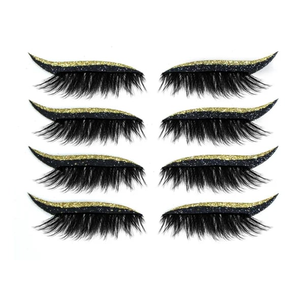 Buy 1 Get 1 Free(2 pcs)🔥2026 New Reusable Eyeliner And Eyelash Stickers