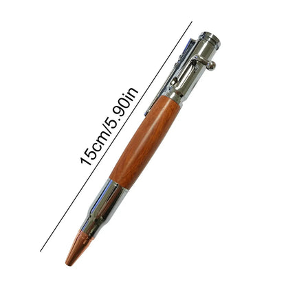 🖊 Bolt Action Wooden Bullet Pen | Crafted From Real Wood & Bullet Casing(📦Buy 2 Free Shipping)
